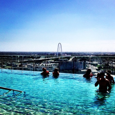 The W Hotel Infinity Pool was pretty awesome.