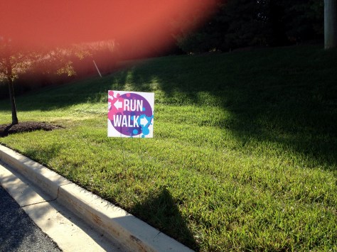 Walk or run? We ran! 