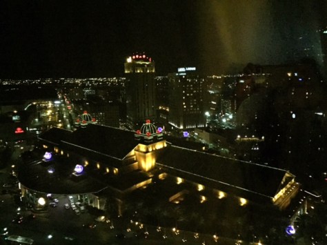 View of New Orleans from my hotel room.