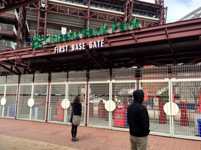 The expo for the Philly Love Run was at Citizens Bank Park. 