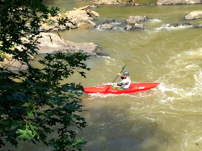 I think he's heading to a race.