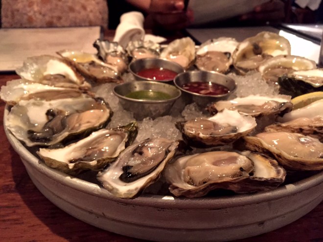 Oysters from Peal Dive Oyster Palace. 