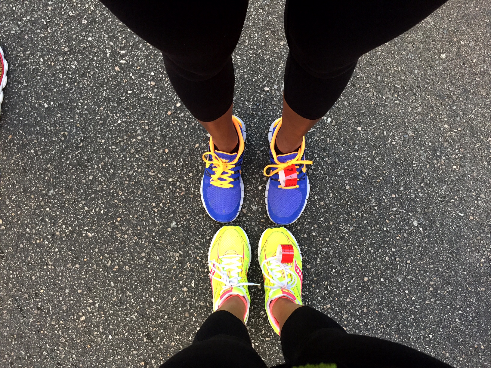 Heading to the start line...