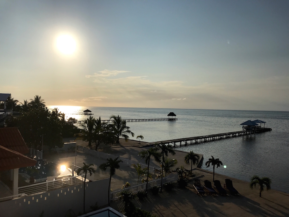 Early morning in San Pedro, Belize