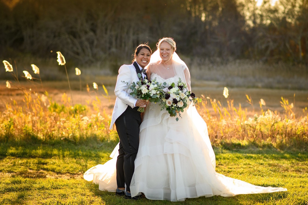 Celebrating Kethida and Kelly in Stonington, Connecticut!