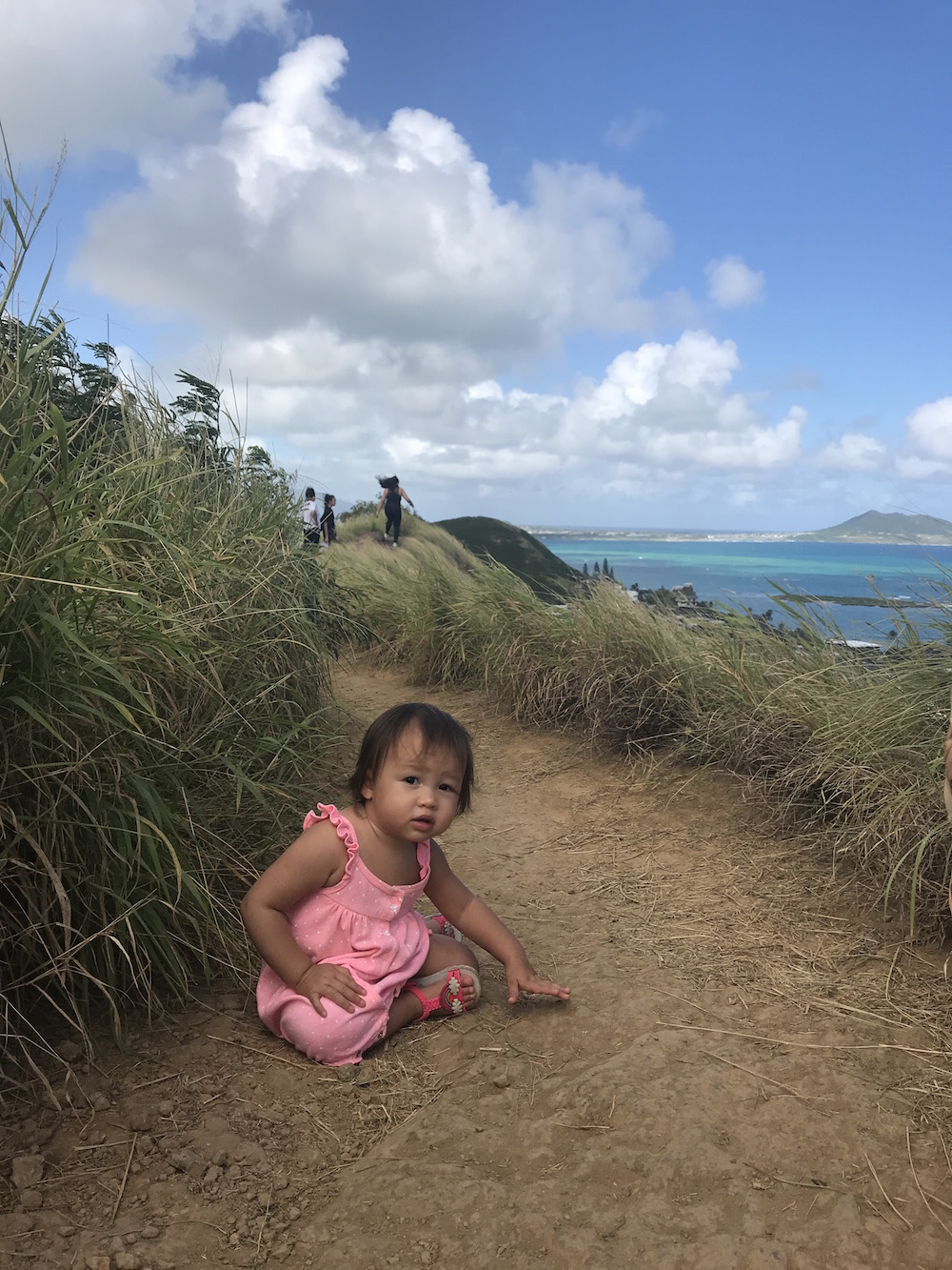 Sunny hiking in Oahu